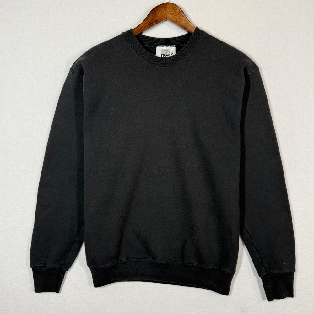Lee‎ Heavyweight Cotton Blend Sweatshirt Black Crewneck Pullover Men's Medium